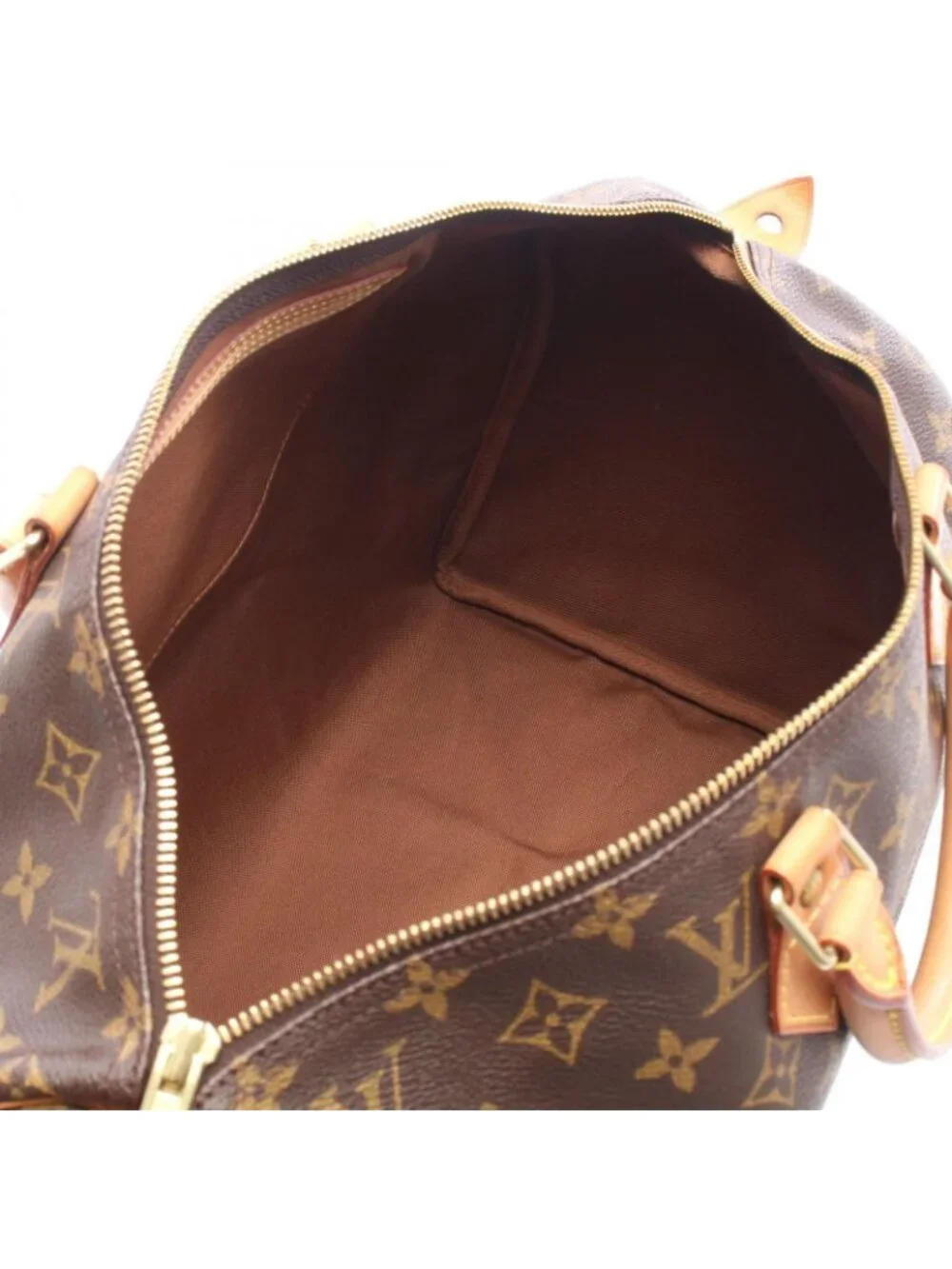 Louis Vuitton Speedy 40 Monogram Canvas Leather Handbag